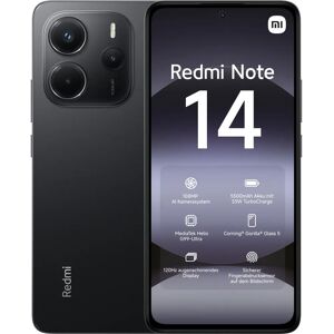 Xiaomi Redmi Note 14 4G - 6GB 128GB Midnatt svart Xiaomi Redmi Note 14 4G - 6GB 128GB Midnatt svart