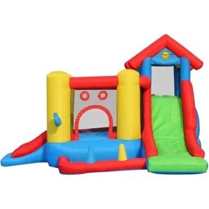 Castello gonfiabile Happy Hop 7 in 1 Grande Castello Giochi Castello gonfiabile Happy Hop 7 in 1 Grande Castello Giochi