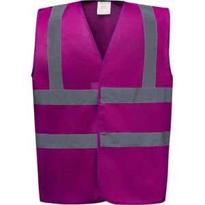 Yoko Høj-Visibility Sikkerhedsvest - XL Hindbær Yoko Høj-Visibility Sikkerhedsvest - XL Hindbær