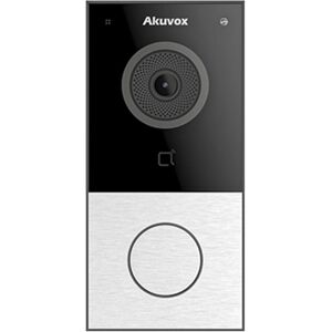 Kit de campainha de vídeo Akuvox E12W - Wi-Fi, Visão Noturna, Desbloqueio Remoto Kit de campainha de vídeo Akuvox E12W - Wi-Fi, Visão Noturna, Desbloqueio Remoto