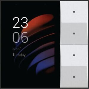 Painel de Controle de Casa Inteligente Akuvox KS41 - Segurança e Conectividade Painel de Controle de Casa Inteligente Akuvox KS41 - Segurança e Conectividade