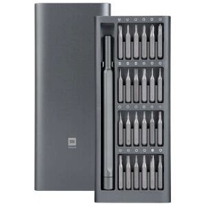 Xiaomi Mi Presisjons Skrutrekker Sett - 24 Stykker - Grå Xiaomi Mi Presisjons Skrutrekker Sett - 24 Stykker - Grå