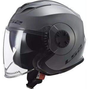 LS2 Nardo Grey Verso Motorcycle Helmet - UV-Resistant Visor LS2 Nardo Grey Verso Motorcycle Helmet - UV-Resistant Visor