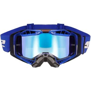LS2 Aura Pro Motocross Goggles - Blue, Iridium Lens, 360 Ventilation LS2 Aura Pro Motocross Goggles - Blue, Iridium Lens, 360 Ventilation