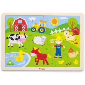 Viga Toys Viga 50197 24-stykke puslespil - Farm Viga Toys Viga 50197 24-stykke puslespil - Farm