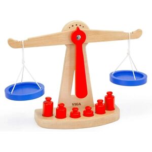 Balance en bois pour enfants Viga Toys - 3+ - 28cm - Publicité Balance en bois pour enfants Viga Toys - 3+ - 28cm - Publicité