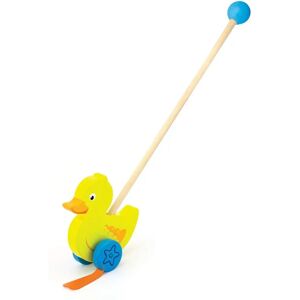 VIGA 2043672 Wooden Toy with Anatra - Pushing Stick for Kids VIGA 2043672 Wooden Toy with Anatra - Pushing Stick for Kids