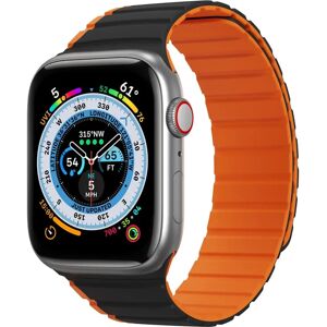 Bracelet Apple Watch Dux Ducis en silicone et métal noir - Series 1-8 (38-41mm) - Publicité Bracelet Apple Watch Dux Ducis en silicone et métal noir - Series 1-8 (38-41mm) - Publicité