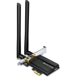 TP-Link Archer TX50E Wi-Fi 6 Bluetooth PCIe Adapter - Black TP-Link Archer TX50E Wi-Fi 6 Bluetooth PCIe Adapter - Black