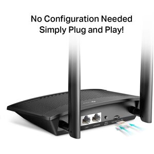 TP-Link TL-MR100 Wireless Router - 300 Mbps, 4G LTE, Black TP-Link TL-MR100 Wireless Router - 300 Mbps, 4G LTE, Black