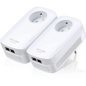 Kit Adaptateur Powerline TP-Link TL-Pa9025P - 2000 Mbps, 2 Gbps Ethernet, Blanc - Publicité Kit Adaptateur Powerline TP-Link TL-Pa9025P - 2000 Mbps, 2 Gbps Ethernet, Blanc - Publicité