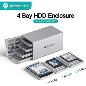 Yottamaster 5 Bay USB3.0 RAID Hard Drive Enclosure - External Storage Yottamaster 5 Bay USB3.0 RAID Hard Drive Enclosure - External Storage