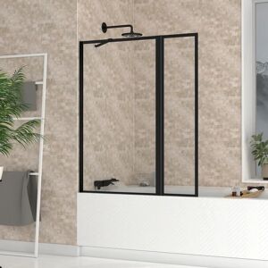 Pantalla de bañera Aurlane FAC133 - Vidrio templado 4mm, reversible, ajuste a la pared, perfil de aluminio Pantalla de bañera Aurlane FAC133 - Vidrio templado 4mm, reversible, ajuste a la pared, perfil de aluminio