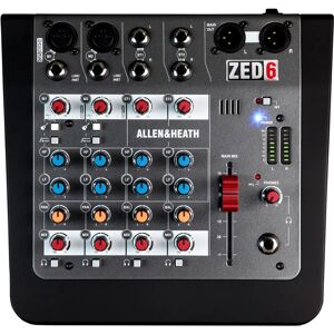 Allen & Heath ZED-6 Compact 6-Channel Mixer - Analog Audio Allen & Heath ZED-6 Compact 6-Channel Mixer - Analog Audio