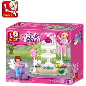 Sogno di ragazza. Fontanella rosa con 79 pezzi - Sluban Sogno di ragazza. Fontanella rosa con 79 pezzi - Sluban