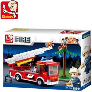Sluban Brandweerladderwagen - M38-B0625 Sluban Brandweerladderwagen - M38-B0625