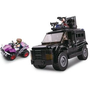 Sluban Polizei SWAT Fahrzeug & Figuren - Bausteinset Sluban Polizei SWAT Fahrzeug & Figuren - Bausteinset