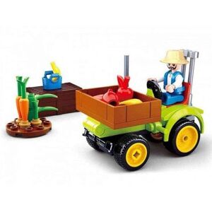 RBA Imports Sluban Tracteur de Récolte Camion de Fruits Ville 80 Pièces - Blocs de Construction - Publicité RBA Imports Sluban Tracteur de Récolte Camion de Fruits Ville 80 Pièces - Blocs de Construction - Publicité