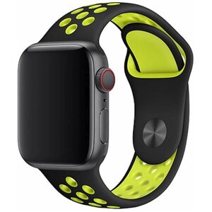 Bracelet sport en silicone jaune Devia ST325038 pour Apple Watch - Sportif & Résistant - Publicité Bracelet sport en silicone jaune Devia ST325038 pour Apple Watch - Sportif & Résistant - Publicité
