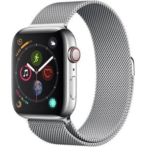 Devia Milanese hihna Apple Watch - Ruostumaton teräs, Hopea, 44mm Devia Milanese hihna Apple Watch - Ruostumaton teräs, Hopea, 44mm