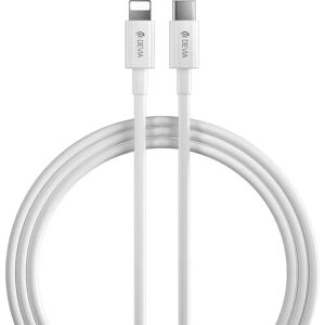 Câble Devia SmartSeries PD Type-C vers Lightning - 27W - Blanc - Charge et Données - Publicité Câble Devia SmartSeries PD Type-C vers Lightning - 27W - Blanc - Charge et Données - Publicité