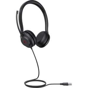 Yealink UH35 Dual Headset On-Ear USB-C/A Black Certified for Microsoft Teams Yealink UH35 Dual Headset On-Ear USB-C/A Black Certified for Microsoft Teams