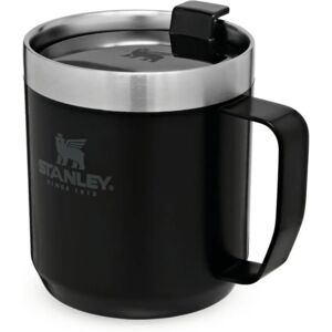 Mug de voyage Stanley 0,35L - Noir, Acier inoxydable, double paroi - Publicité Mug de voyage Stanley 0,35L - Noir, Acier inoxydable, double paroi - Publicité