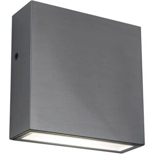 Lutec GEMINI XF Luce da Parete - Acciaio Inox, LED 9W, Design Quadrato Lutec GEMINI XF Luce da Parete - Acciaio Inox, LED 9W, Design Quadrato