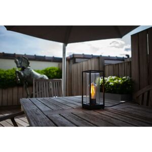 Lutec FLAIR Zewnętrzna lampa stołowa - Czarna IP44 27,2cm Lutec FLAIR Zewnętrzna lampa stołowa - Czarna IP44 27,2cm