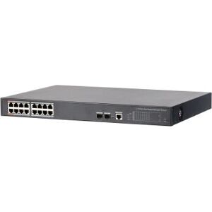 Switch Gigabit géré Dahua PoE DH-PFS4218-16GT-240 - Noir Switch Gigabit géré Dahua PoE DH-PFS4218-16GT-240 - Noir