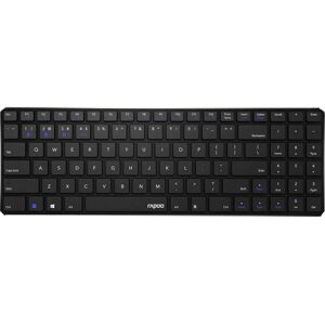 Rapoo E9100M Trådløst Tastatur - Nordisk, Bluetooth & RF Rapoo E9100M Trådløst Tastatur - Nordisk, Bluetooth & RF