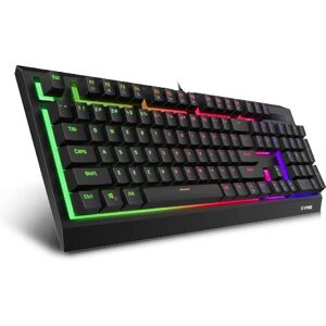 Rapoo V52s Black Gaming Keyboard - Keyboard Rapoo V52s Black Gaming Keyboard - Keyboard