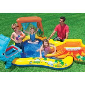 Intex Dinosaur Inflatable Kiddie Pool - 272L, 249x109x191cm Intex Dinosaur Inflatable Kiddie Pool - 272L, 249x109x191cm