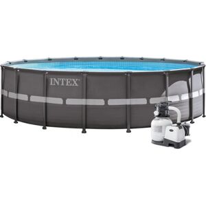 Intex Ultra XTR Frame Pool - Grau - Aufstellbecken Intex Ultra XTR Frame Pool - Grau - Aufstellbecken