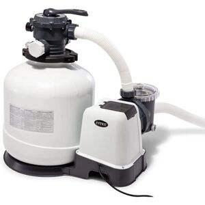 Filtre à sable Intex 10 m³/h - Blanc - Filtre piscine - Publicité Filtre à sable Intex 10 m³/h - Blanc - Filtre piscine - Publicité