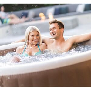 Intex Beige 4-Person Hot Tub - Relaxing Bubble Massage - 795L Intex Beige 4-Person Hot Tub - Relaxing Bubble Massage - 795L