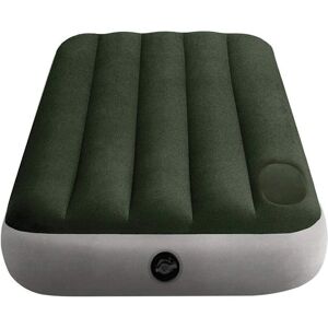 Intex Dura-Beam Single Inflatable Mattress - Green Intex Dura-Beam Single Inflatable Mattress - Green