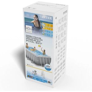Intex Rectangular Above Ground Pool - Steel PVC Frame - 8,418L Intex Rectangular Above Ground Pool - Steel PVC Frame - 8,418L