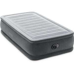 Intex Hellgraues Einzel-Luftmatratze - Luftbett mit Pumpe Intex Hellgraues Einzel-Luftmatratze - Luftbett mit Pumpe