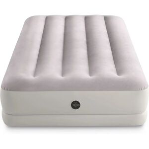 Intex Gray Dura-Beam Prestige Mid-Rise Inflatable Mattress - Single Intex Gray Dura-Beam Prestige Mid-Rise Inflatable Mattress - Single