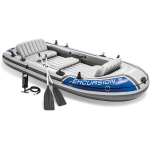 Intex Seahawk Inflatable Boat - Blue White - 5 Persons Intex Seahawk Inflatable Boat - Blue White - 5 Persons