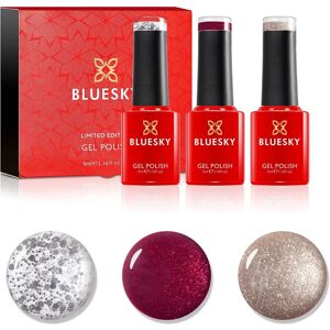 Bluesky Heart Queen, Golden Star, Red - Nail Polish Set Bluesky Heart Queen, Golden Star, Red - Nail Polish Set