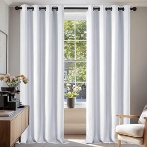 Cortinas blackout cinza Deconovo - 2 painéis 140x200cm - Cortinas Cortinas blackout cinza Deconovo - 2 painéis 140x200cm - Cortinas
