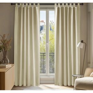 Cortina Escurecedora Bege Deconovo - 140x220 cm - Quarto Cortina Escurecedora Bege Deconovo - 140x220 cm - Quarto
