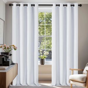 Deconovo Cinza Pérola Cortinas Blackout - 2 Painéis 140x270 cm Deconovo Cinza Pérola Cortinas Blackout - 2 Painéis 140x270 cm