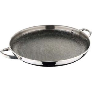 Masterpro Padella Paella in Acciaio Inox 36cm - Antiaderente, Induzione Masterpro Padella Paella in Acciaio Inox 36cm - Antiaderente, Induzione