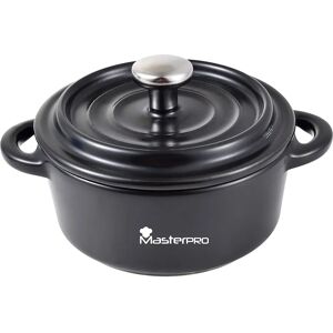 Masterpro 6-teiliges Messerset - Edelstahlklingen - Schwarz Masterpro 6-teiliges Messerset - Edelstahlklingen - Schwarz