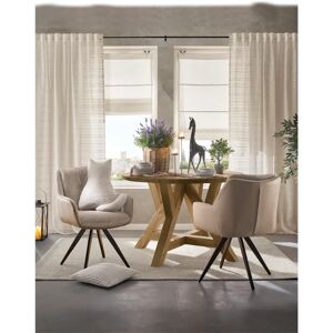 HEINE HOME Gordijn - Beige Halftransparant Polyester HEINE HOME Gordijn - Beige Halftransparant Polyester