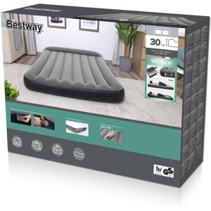 Matelas gonflable double Bestway 67462 - Pompe intégrée - Publicité Matelas gonflable double Bestway 67462 - Pompe intégrée - Publicité