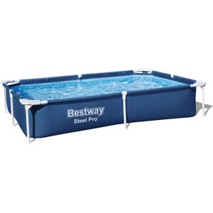 Bestway Steel Pro Rectangular Pool - 1200 L Blue Bestway Steel Pro Rectangular Pool - 1200 L Blue